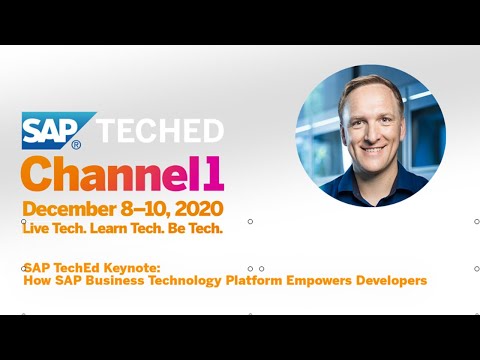 Ĵý TechEd Keynote: How Ĵý Business Technology Platform Empowers Developers